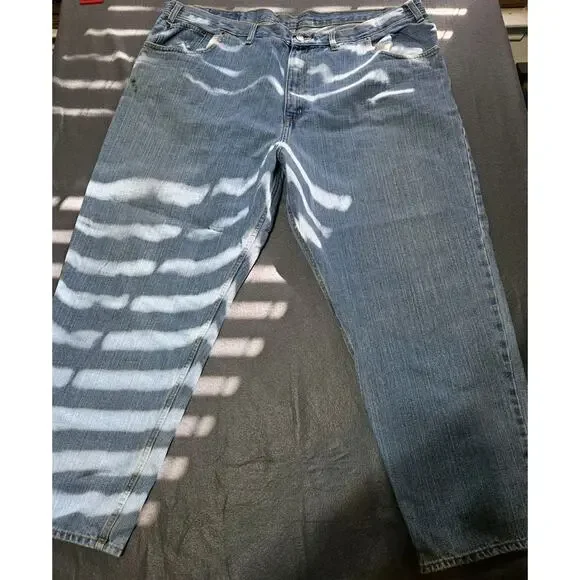 Vintage Arizona Jeans Mens 48 X 29 Light Blue Denim Jeans Relaxed 100% Cotton - Picture 1 of 9